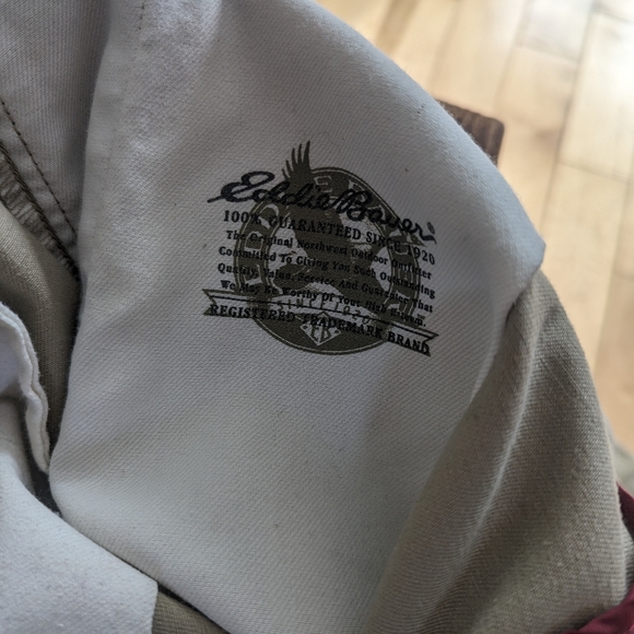 Eddie Bauer relaxed khaki pants 35 waist 35x30 - Picture 9 of 14